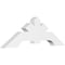 Ekena Millwork Vanguard Architectural Grade PVC Gable Bracket, 60"W x 20"H x 4"D x 6"F, 8/12 Pitch GBP060X20X0406VAN00 - alternate 1